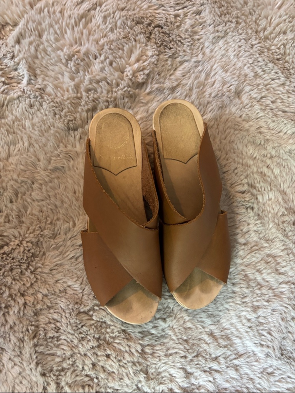 No. 6 Wedge Crossover Sandals - Picture 2 of 7